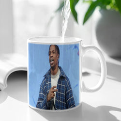 Jackboys Travis Scott Coffee Mug 11oz Fun Ceramic Coffee Tea Cocoa Cup Handle Tea Drink Cup