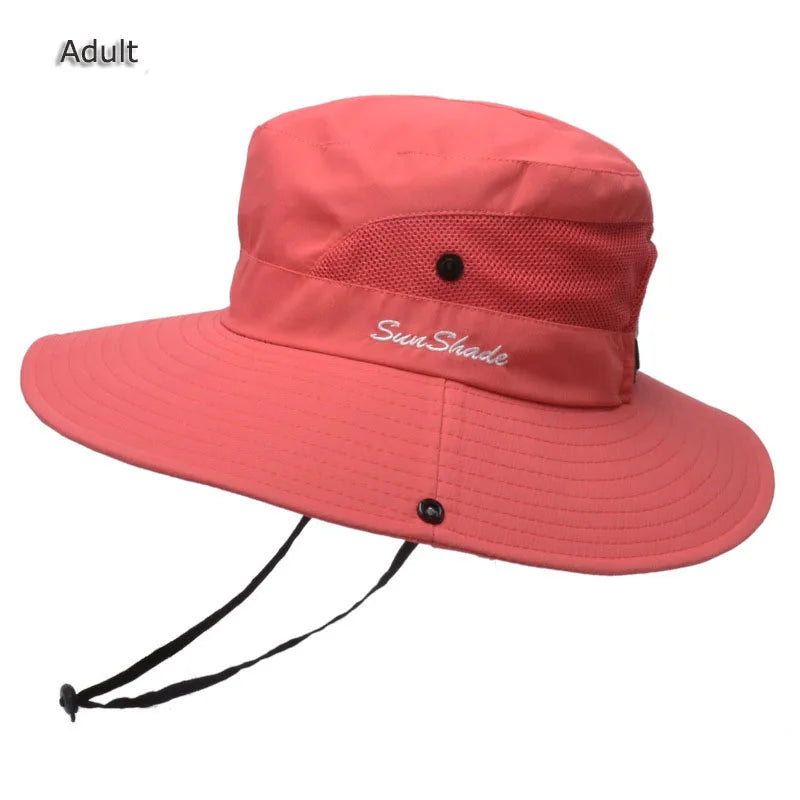 Unisex Fishing Hat Men Sun UV Protection Outdoor Fishing Cap Women Large Wide Brim Breathable Sunshade Casual Fishing Hats