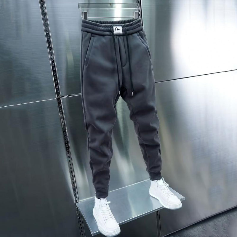 Spring Autumn Men's Baggy Sweatpants Colorfull Drawstring Fitness Trainning Thick Warm Jogger Pants