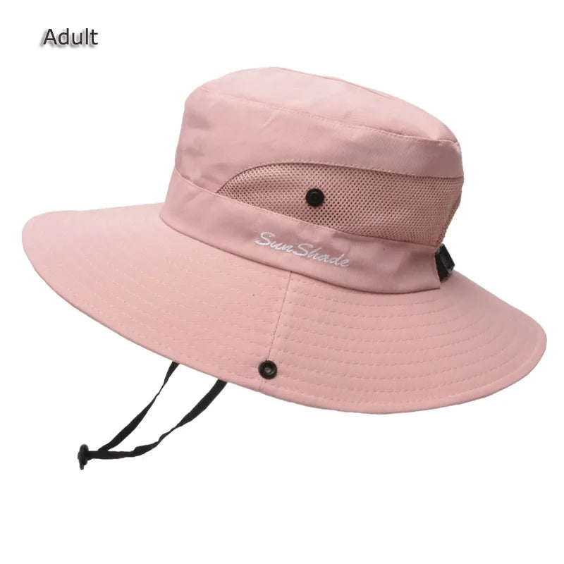 Unisex Fishing Hat Men Sun UV Protection Outdoor Fishing Cap Women Large Wide Brim Breathable Sunshade Casual Fishing Hats