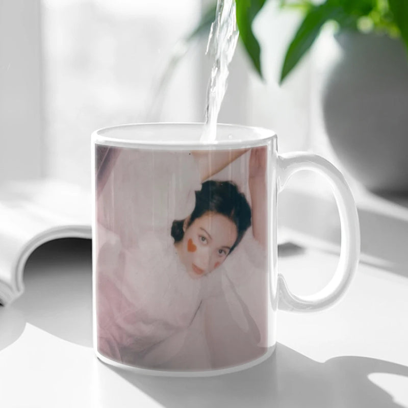 Singer Laufey Bewitched Classic Vintage Ceramic Mug Cute Coffee Tea Milk Stave Mugs And Cups with Handle Novelty Gifts