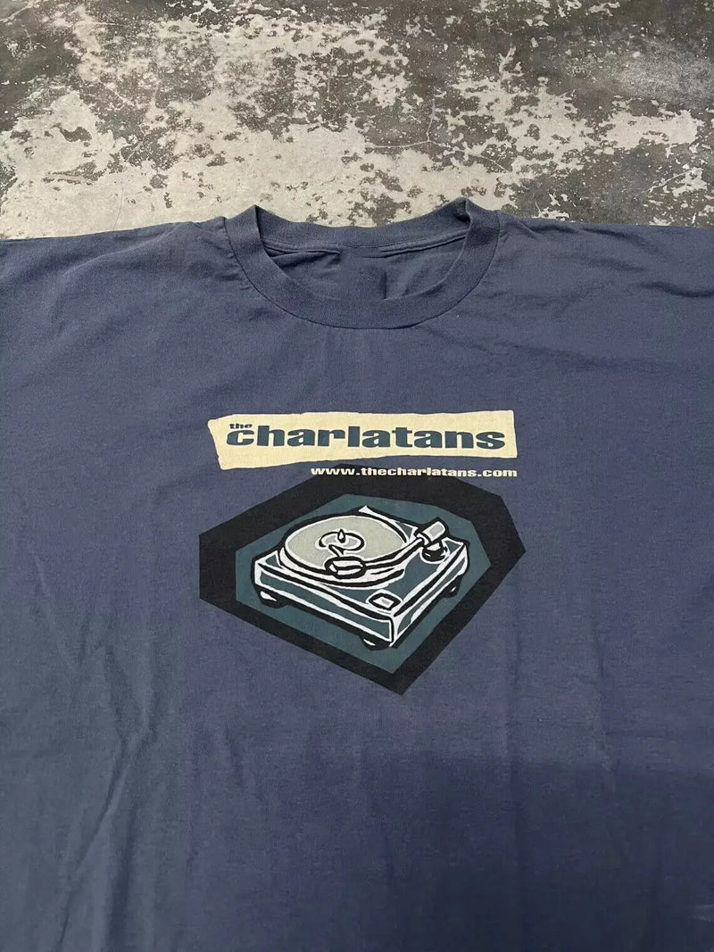 The Charlatans Britpop Band Short Sleeve T Shirt Full Size S-5XL