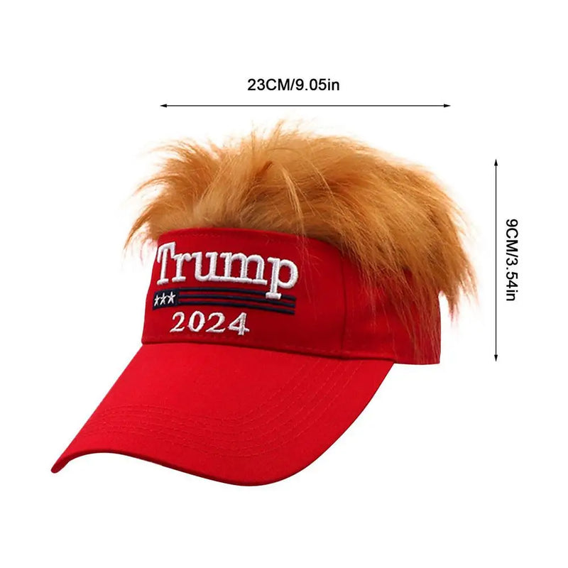 Trump Hats 2024 Visor Donald Trump Baseball Hat Men Women Adjustable Visor Cap Classic Sunscreen Baseball Cap For Fishing Hiking