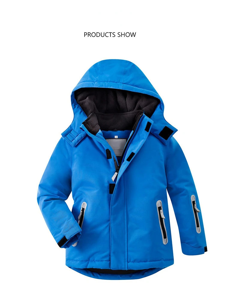 Ski Jacket for girls Outerwear Winter Warm Snowboard Coat Children‘s Sports Boys Snow Wear Waterproof Windproof 4-16Y