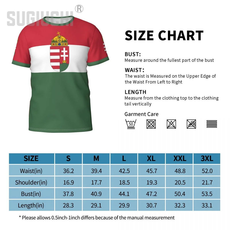 Custom Name Number Hungary Flag Emblem 3D T-shirts For Men Women Tees jersey team Clothes Soccer Football Fans Gift T shirt