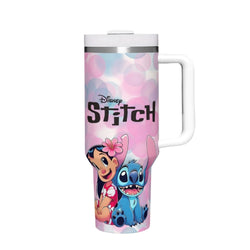 Car Travel Mugs Stitch Stainless Steel 304 Tumbler Water Bottle 40oz/1200ml