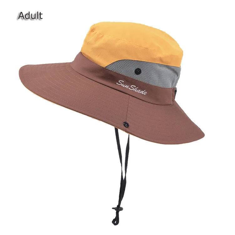 Unisex Fishing Hat Men Sun UV Protection Outdoor Fishing Cap Women Large Wide Brim Breathable Sunshade Casual Fishing Hats