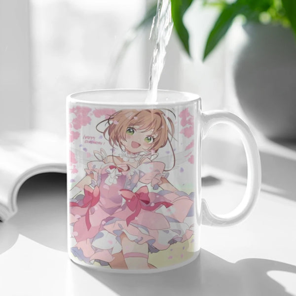 Cardcaptor Sakura Coffee Mug 11oz Fun Ceramic Coffee Tea Cocoa Cup Handle Tea Drink Cup