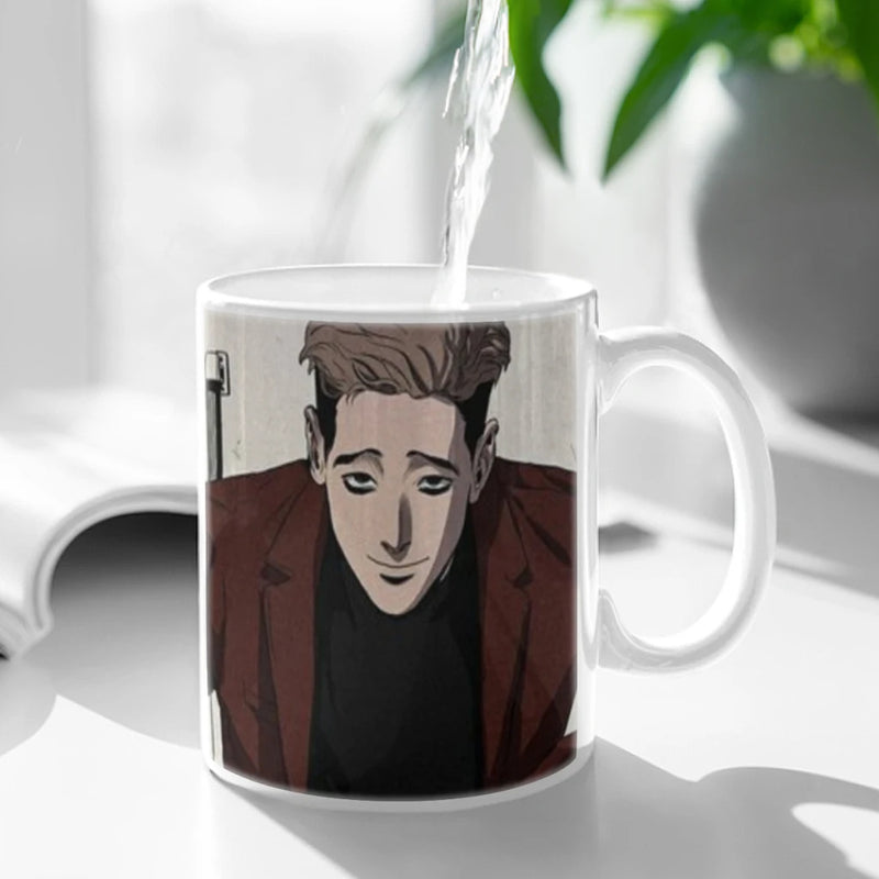 Killing Stalking Anime Movie Ceramic Mugs Coffee Cups Milk Tea Cup ins Oatmeal Breakfast Mug Drinkware Kitchen