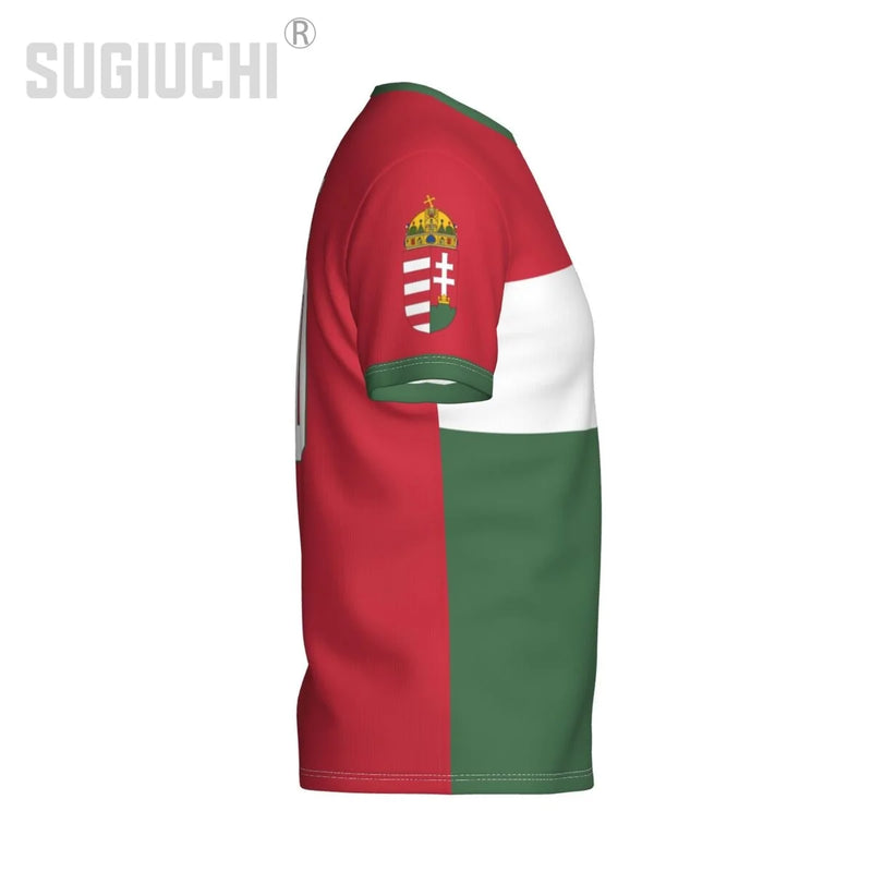 Custom Name Number Hungary Flag Emblem 3D T-shirts For Men Women Tees jersey team Clothes Soccer Football Fans Gift T shirt