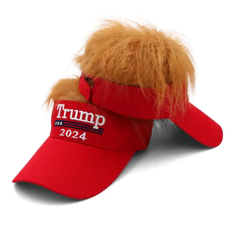 Trump Hats 2024 Visor Donald Trump Baseball Hat Men Women Adjustable Visor Cap Classic Sunscreen Baseball Cap For Fishing Hiking