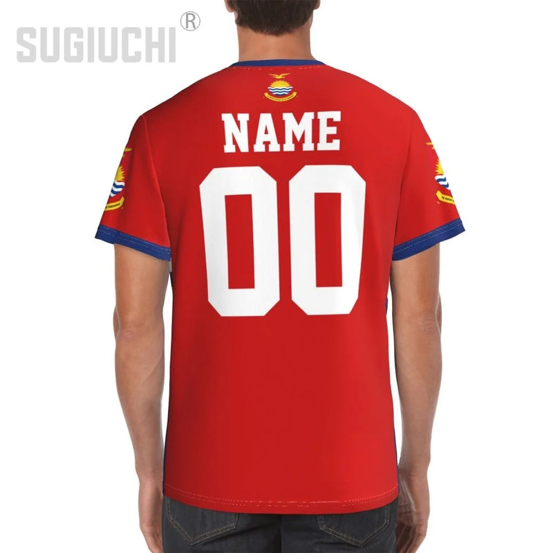 Custom Name Number Kiribati Flag Emblem 3D T-shirts For Men Women Tees jersey team Clothes Soccer Football Fans Gift T shirt