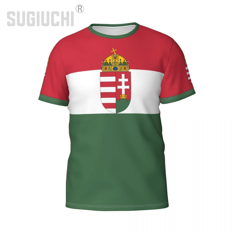 Custom Name Number Hungary Flag Emblem 3D T-shirts For Men Women Tees jersey team Clothes Soccer Football Fans Gift T shirt