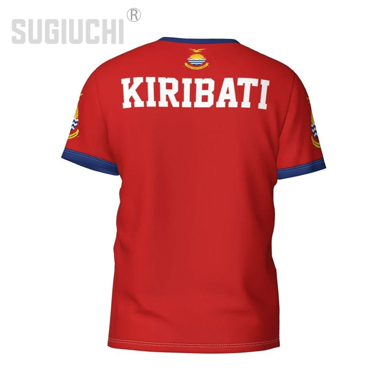 Custom Name Number Kiribati Flag Emblem 3D T-shirts For Men Women Tees jersey team Clothes Soccer Football Fans Gift T shirt