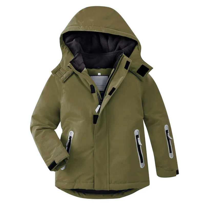 Ski Jacket for girls Outerwear Winter Warm Snowboard Coat Children‘s Sports Boys Snow Wear Waterproof Windproof 4-16Y