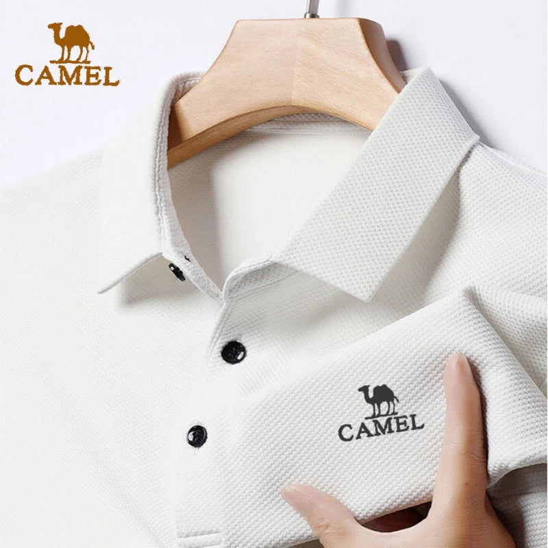 Spring and Autumn Men's High Quality Embroidered Long Sleeve Polo Shirt New Luxury Fashion Business Leisure Multi Functional Top