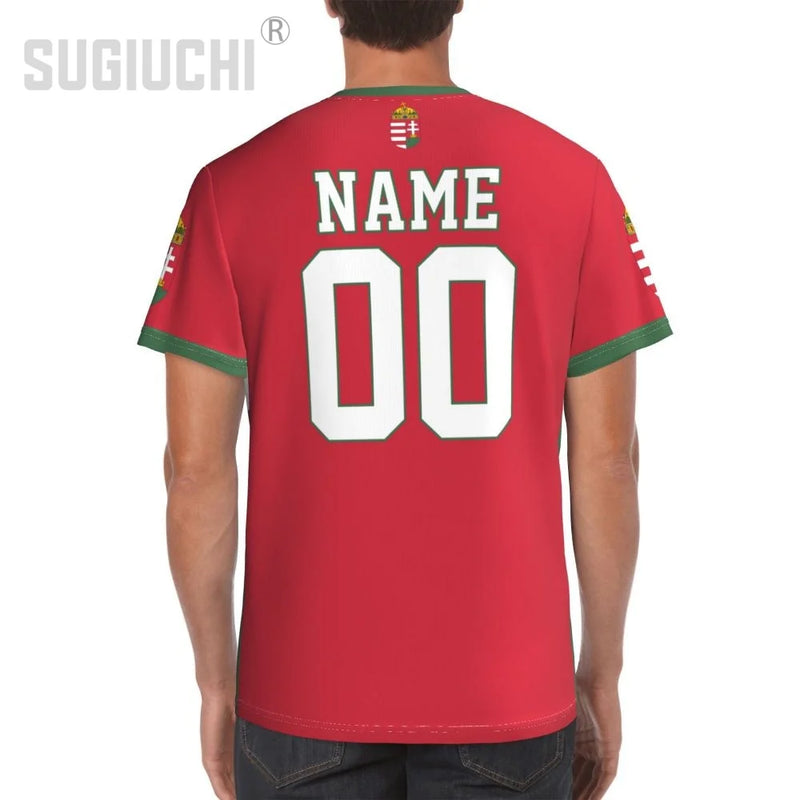 Custom Name Number Hungary Flag Emblem 3D T-shirts For Men Women Tees jersey team Clothes Soccer Football Fans Gift T shirt