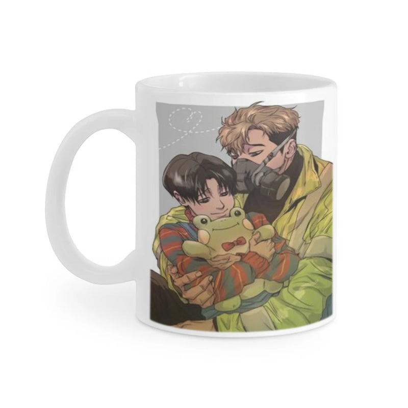 Killing Stalking Anime Movie Ceramic Mugs Coffee Cups Milk Tea Cup ins Oatmeal Breakfast Mug Drinkware Kitchen