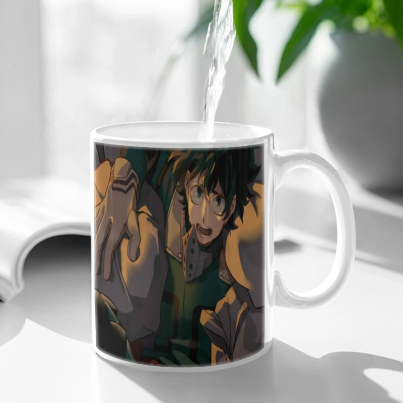 My Hero Academia Ceramic Mug Cute Coffee Tea Milk Stave Mugs And Cups with Handle Novelty Gifts