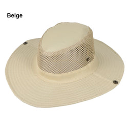 1PC Men's Hat Camping Hiking Hunting Sun Hat Bucket Flap Cap Breathable Nepalese Outdoor Fishing Cycling Wide Brim Hat