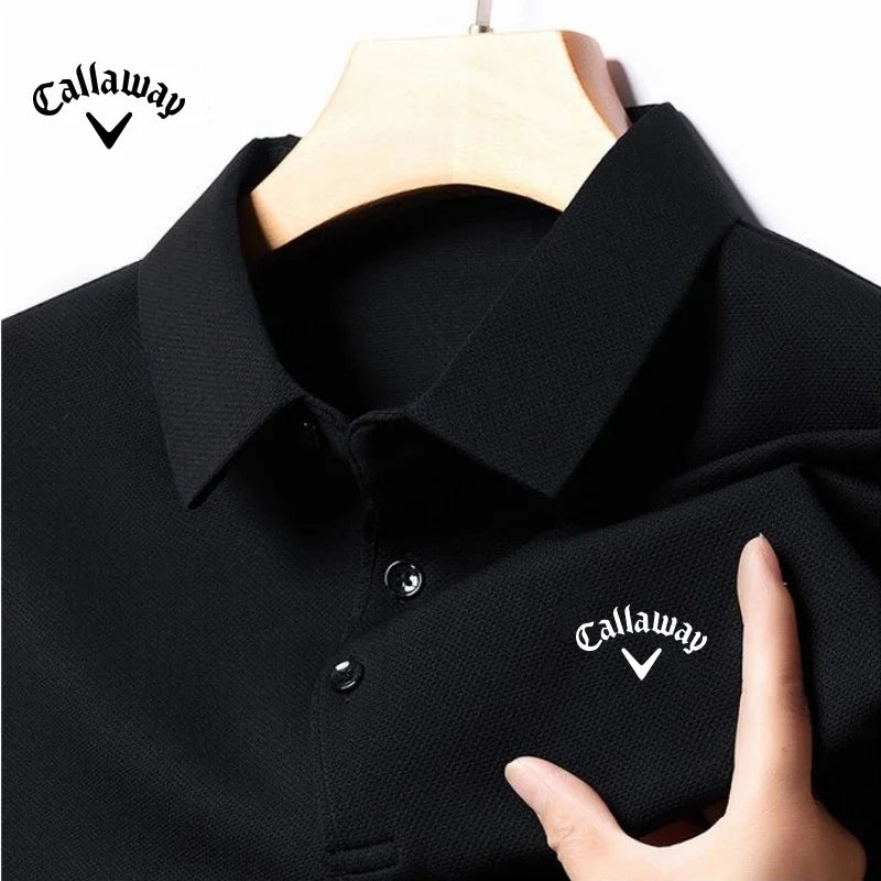 Spring and Autumn Men's High Quality Embroidered Long Sleeve Polo Shirt New Luxury Fashion Business Leisure Multi Functional Top