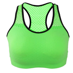 Quick-drying Women Active Bra Fitness Underwear Hollow Out Breathable Yoga Bra Comfortable High Shockproof Sports Bra Push Up