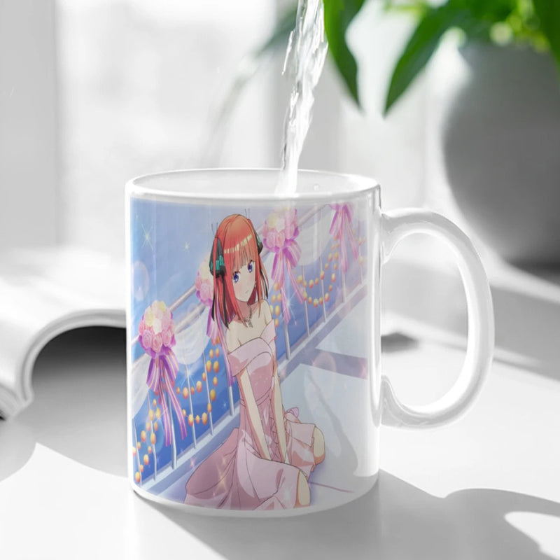 The Quintessential Quintuplets Coffee Mug Custom Tea Cup Black Milk Beer Mugs Lovers Friends Gifts