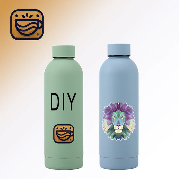 DIY Picture Custom Thermos Bottle 304 Stainless Steel Material Text Logo Pattern Printing Portable Kettle Direct Drinking Cup