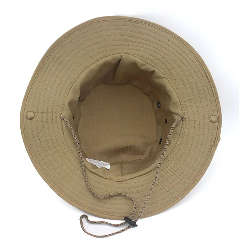 Men & Women Sun Hat Camouflage Tactical Cap  Outdoor Sports Sun Bucket Cap Fishing Hiking Hunting Hats 60CM