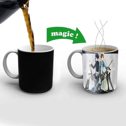 Anime Attack On Titan Soldier Commander Eren Mugs Cup Changing Color Magic Mugs Heat Sensitive Tea Cup Coffee Mug Gift Mug