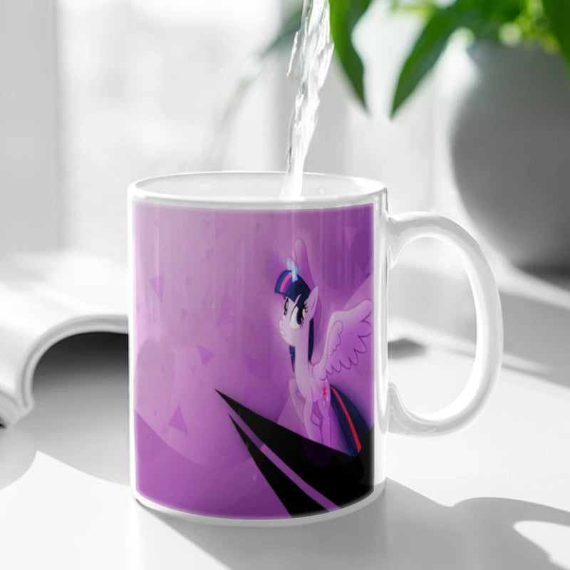 My L-Little P-Pony Ceramic Mug Cute Coffee Tea Milk Stave Mugs And Cups with Handle Novelty Gifts