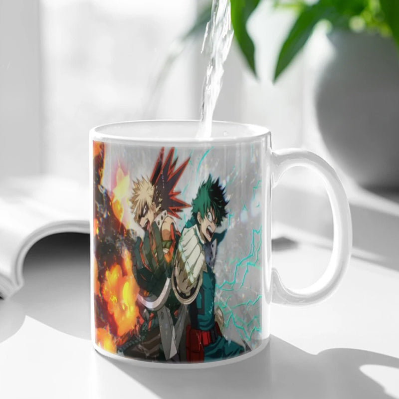 My Hero Academia Ceramic Mug Cute Coffee Tea Milk Stave Mugs And Cups with Handle Novelty Gifts