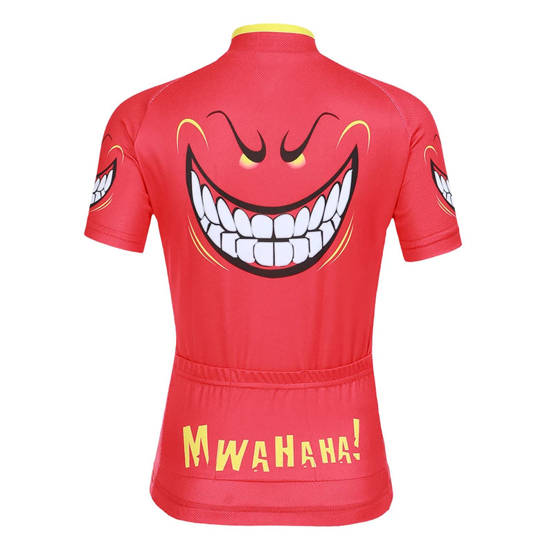 Cartoon Printed Short Sleeve Children's Cycling Jersey Quick-dry Mesh Cloth MTB Bike Riding Wear Boys Girls Bicycle Clothing