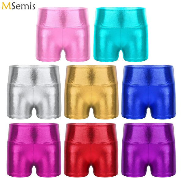 Kids Girls Jazz Dance Shorts Pants Hip Hop Dance Costume Shorts Bottoms Activewear Sports Gymnastic Workout Street Dance Wear