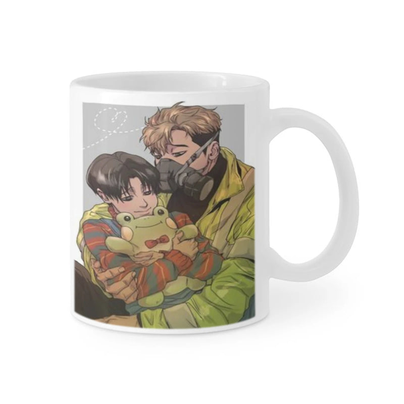 Killing Stalking Anime Movie Ceramic Mugs Coffee Cups Milk Tea Cup ins Oatmeal Breakfast Mug Drinkware Kitchen