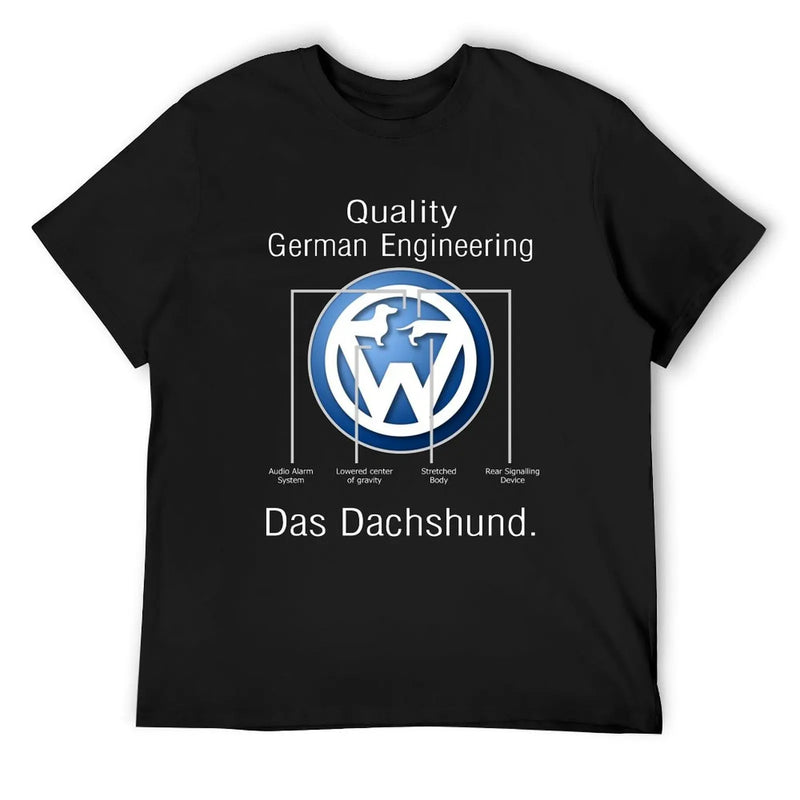 Quality German Engineering Das Dachshund - Doxie T-Shirt summer tops cheap stuff clothes for men