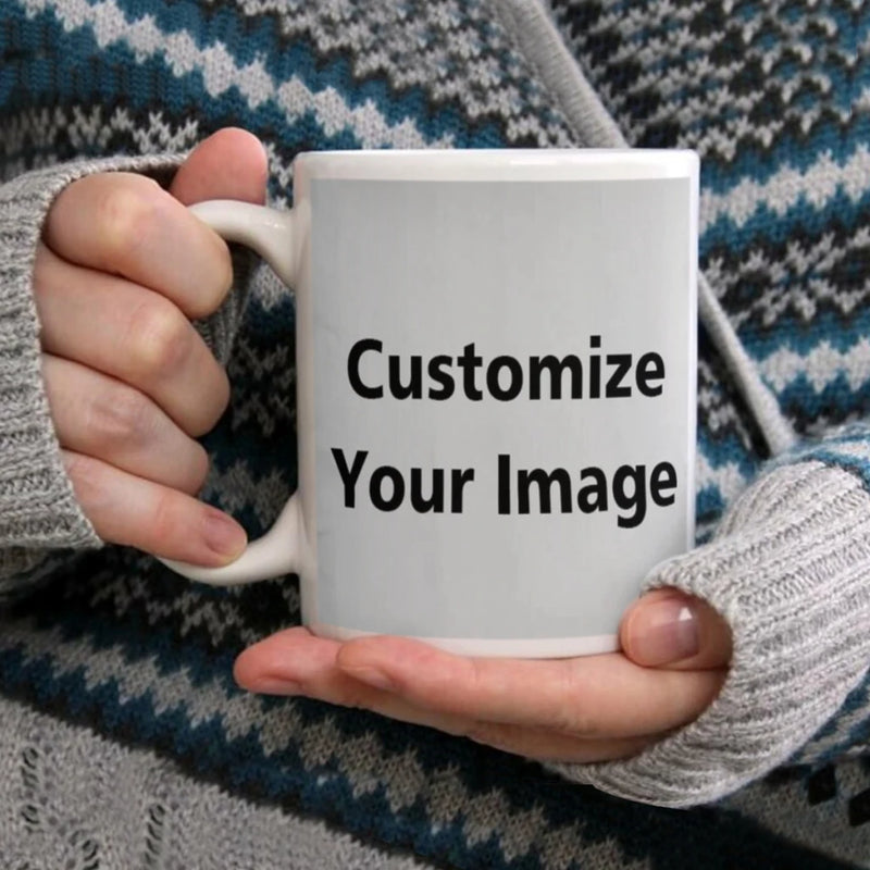 Personalised Your Photo Mug, Custom NAME IMAGE TEXT Cup,Customize Coffee Mugs, Tea Cups, Mothers day, Wedding Gift