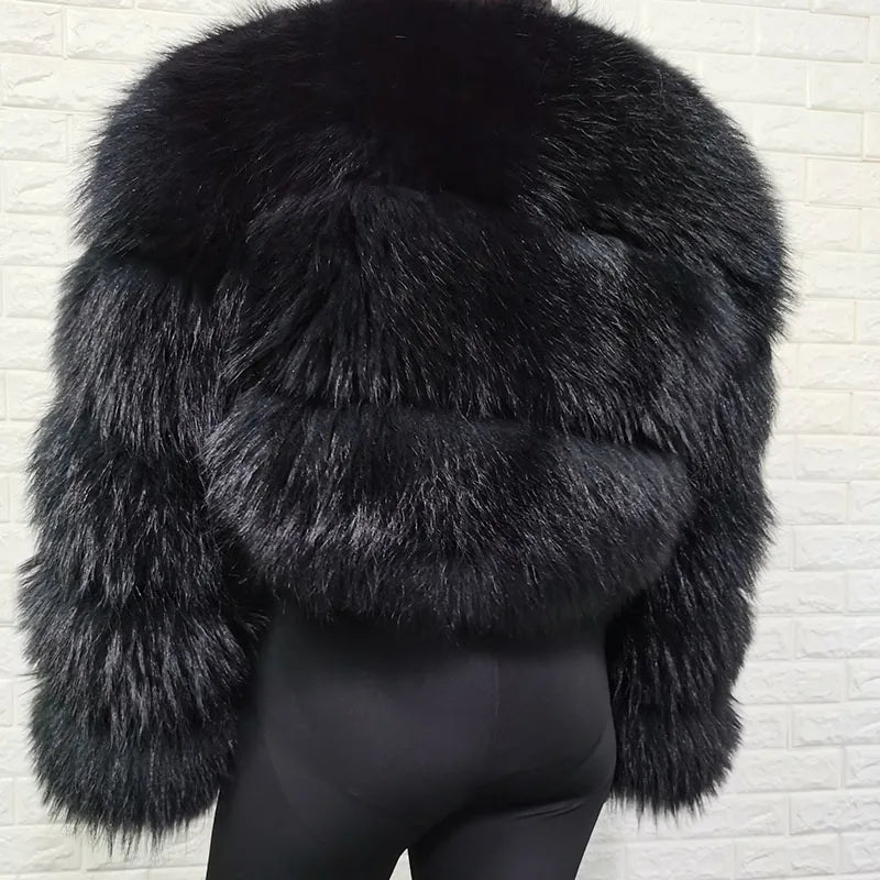 MAOMAOKONG 2024 Plus Size tops Clothing Curve coat Women's Natural real raccoon Fur Coat winter jackets outerwears Female Vest