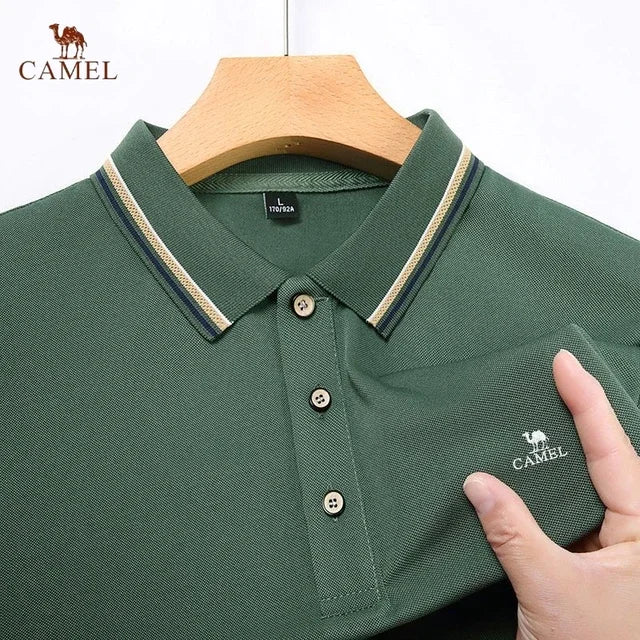 Summer New High Quality Short Sleeved Polo Shirt for Men Luxury Fashion Business Leisure Comfortable Breathable Cool T-shirt Top