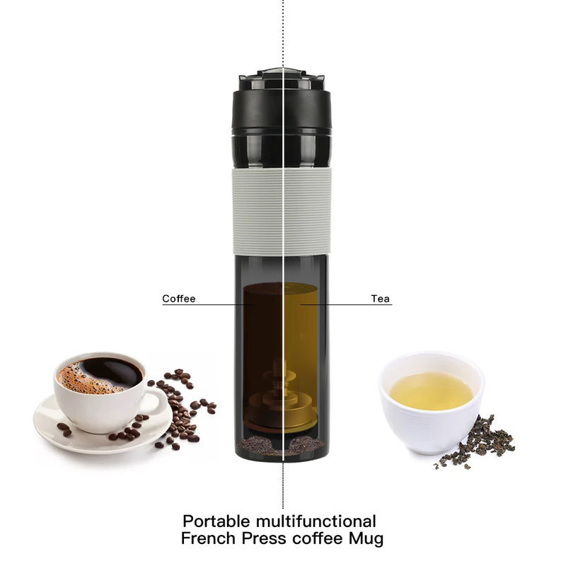 Original Portable French Press Coffee Maker Insulated Travel Mug Premium Group Will Be Better ICafilas