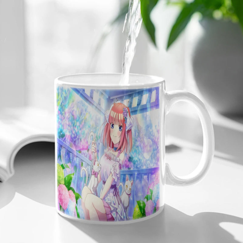 The Quintessential Quintuplets Coffee Mug Custom Tea Cup Black Milk Beer Mugs Lovers Friends Gifts