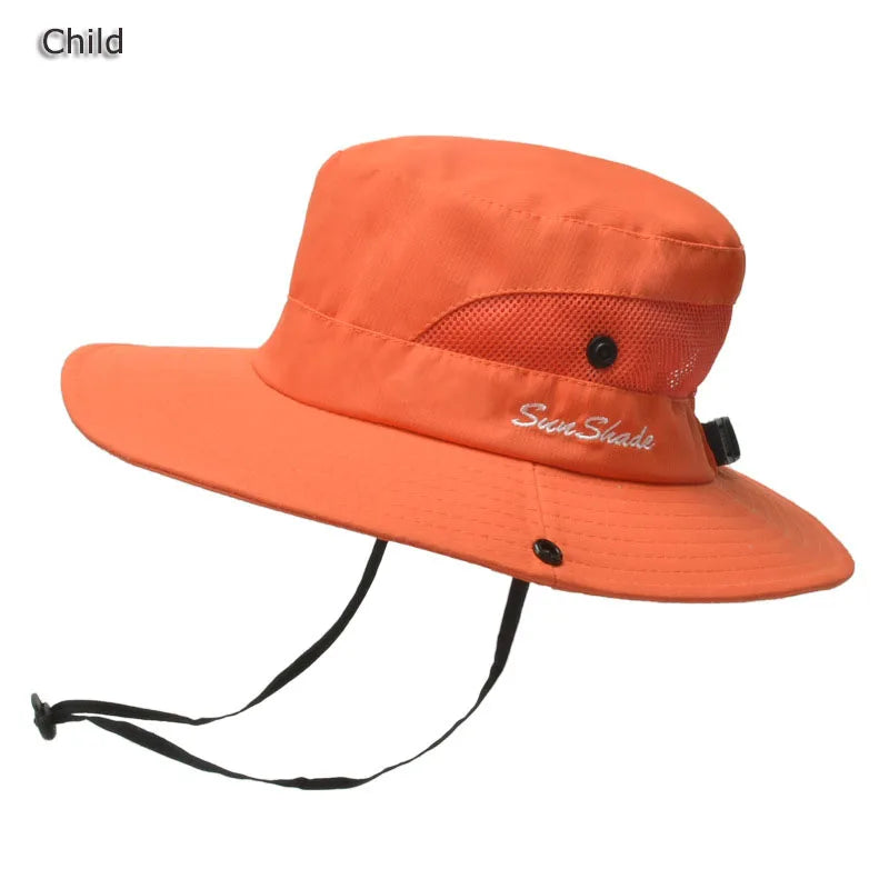 Unisex Fishing Hat Men Sun UV Protection Outdoor Fishing Cap Women Large Wide Brim Breathable Sunshade Casual Fishing Hats