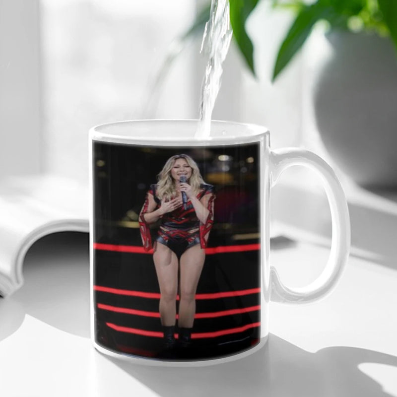 Helene Fischer German Russian Pop Singer Coffee Mug 11oz Fun Ceramic Coffee Tea Cocoa Cup Handle Tea Drink Cup