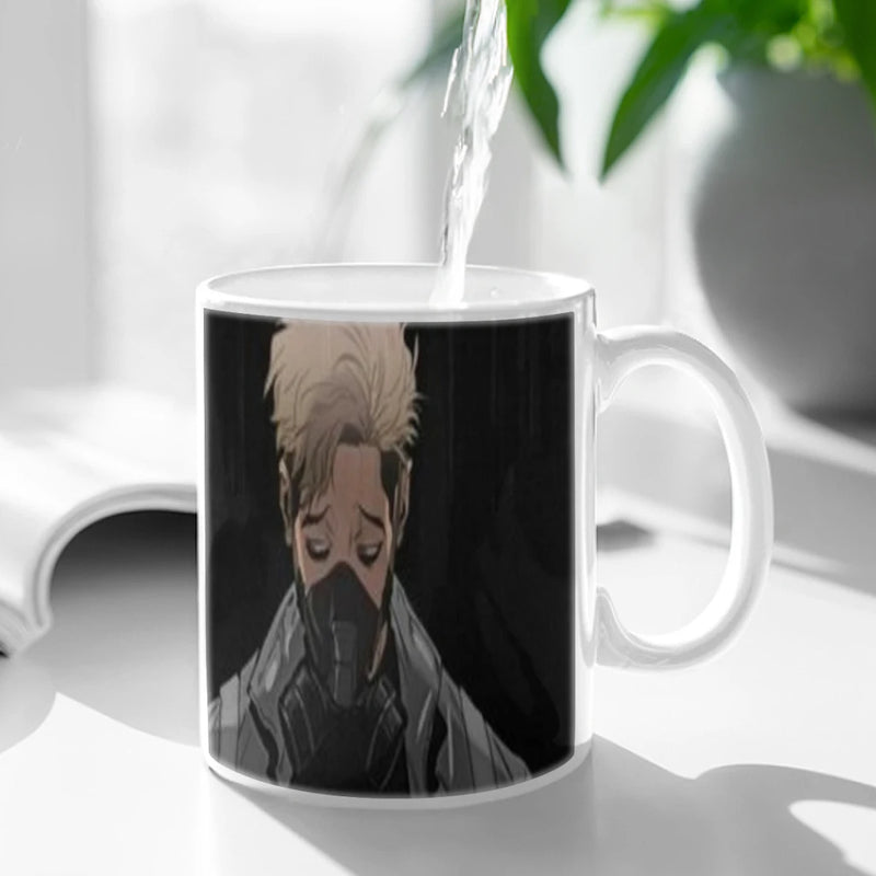 Killing Stalking Anime Movie Ceramic Mugs Coffee Cups Milk Tea Cup ins Oatmeal Breakfast Mug Drinkware Kitchen