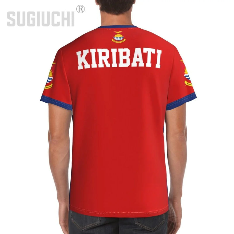 Custom Name Number Kiribati Flag Emblem 3D T-shirts For Men Women Tees jersey team Clothes Soccer Football Fans Gift T shirt