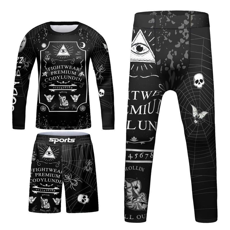 Cody Lundin Kids Active Wear Martial Art Wear Figting Club Uniforms Children Athletic Training Sportswear Gym Fitness Suit