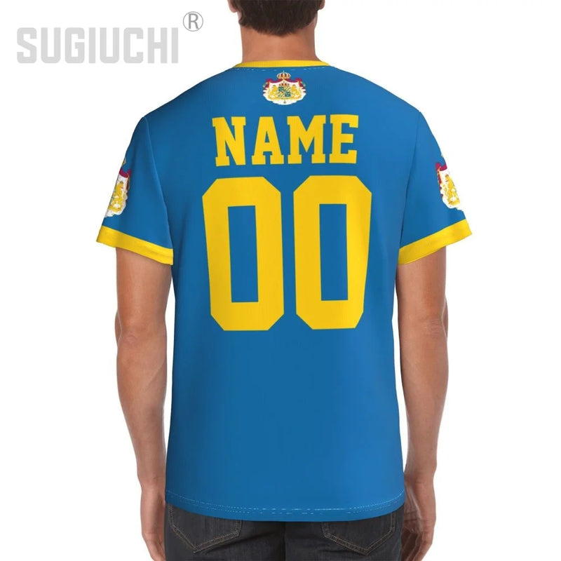 Custom Name Number Sweden Flag Emblem 3D T-shirts For Men Women Tees jersey team Clothes Soccer Football Fans Gift T shirt