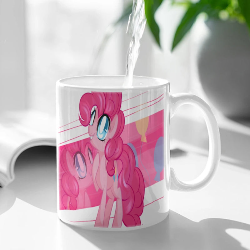 My L-Little P-Pony Ceramic Mug Cute Coffee Tea Milk Stave Mugs And Cups with Handle Novelty Gifts