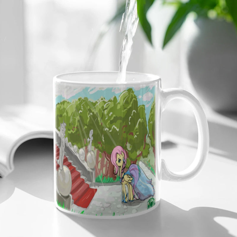 My L-Little P-Pony Ceramic Mug Cute Coffee Tea Milk Stave Mugs And Cups with Handle Novelty Gifts