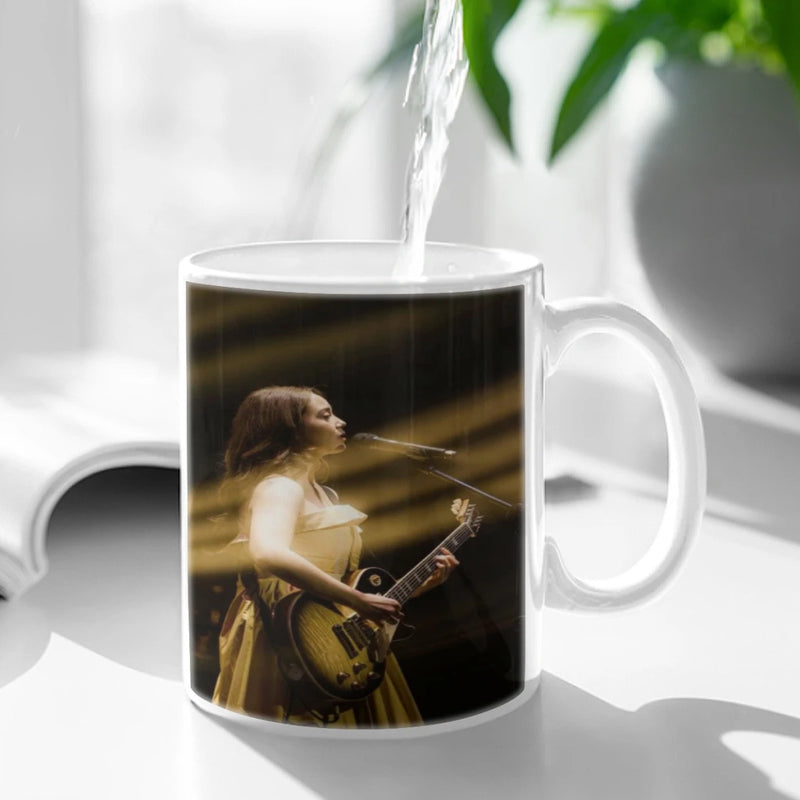 Singer Laufey Bewitched Classic Vintage Ceramic Mug Cute Coffee Tea Milk Stave Mugs And Cups with Handle Novelty Gifts